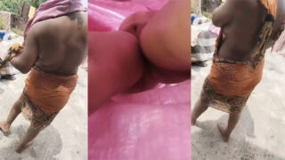 Horny Guy Capturing Mom – Clothes After Bath At Upstairs Video