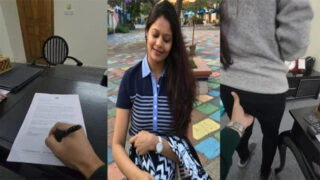 Horny Office Couple Threesome Leaks Mms