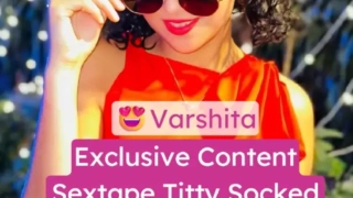 Horny Office Girl Varshita Rubs Boobs And Masturbates Before Boss Sucks Her Shaved Pussy Hard